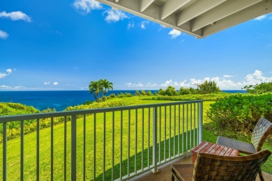 Enjoy ocean views from virtually every living area in this condo on Makai Golf Club At Princeville in Hawaii - for sale on GolfHomes.com, golf home, golf lot