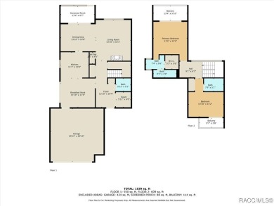 Charming 2 Bed, 2.5 Bath Townhome in a Tranquil 55+ Community on Sugarmill Woods Golf and Country Club in Florida - for sale on GolfHomes.com, golf home, golf lot