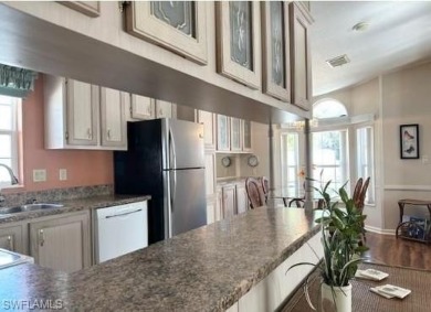 Open floor plan, high ceilings, a true 2Br/2Ba, and new roof in on The Rookery At Marco in Florida - for sale on GolfHomes.com, golf home, golf lot