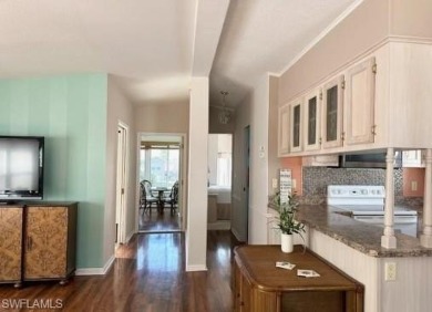 Open floor plan, high ceilings, a true 2Br/2Ba, and new roof in on The Rookery At Marco in Florida - for sale on GolfHomes.com, golf home, golf lot