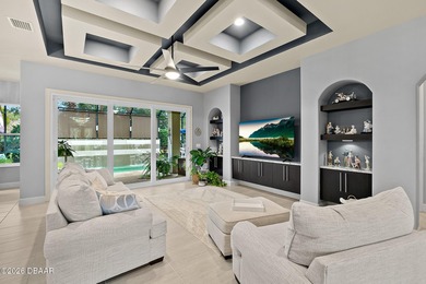 Welcome to this beautifully appointed 3-bedroom, 2-bath home on Plantation Bay Golf and Country Club in Florida - for sale on GolfHomes.com, golf home, golf lot