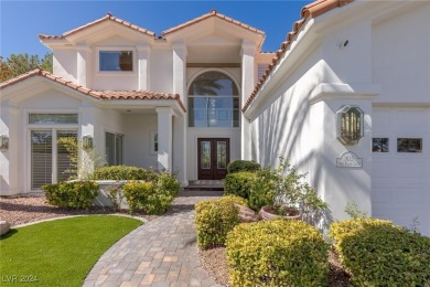 Guard-gated 2-story w/picturesque golf course  Red Rock Canyon on Canyon Gate Country Club in Nevada - for sale on GolfHomes.com, golf home, golf lot