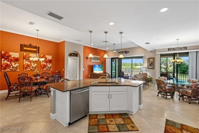 Nestled in a quiet cul-de-sac with beautiful lake views, this on Pelican Preserve Golf Club in Florida - for sale on GolfHomes.com, golf home, golf lot