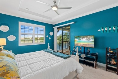 Nestled in a quiet cul-de-sac with beautiful lake views, this on Pelican Preserve Golf Club in Florida - for sale on GolfHomes.com, golf home, golf lot
