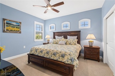 Nestled in a quiet cul-de-sac with beautiful lake views, this on Pelican Preserve Golf Club in Florida - for sale on GolfHomes.com, golf home, golf lot