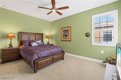 Nestled in a quiet cul-de-sac with beautiful lake views, this on Pelican Preserve Golf Club in Florida - for sale on GolfHomes.com, golf home, golf lot