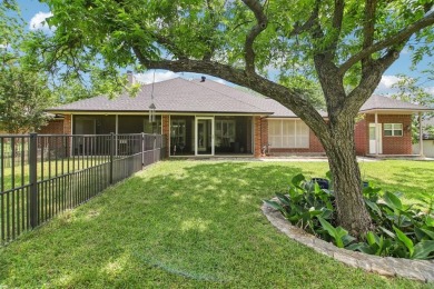 Walk out to the golf course from your large screened in back on Pecan Plantation Country Club in Texas - for sale on GolfHomes.com, golf home, golf lot