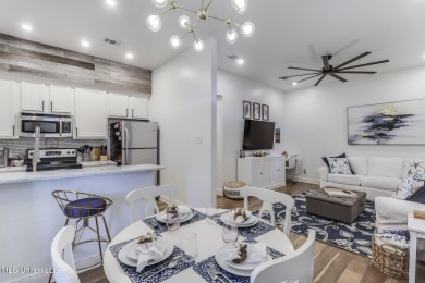 Step into coastal charm with this beautifully updated 2-bedroom on The Bridges Golf Club At Hollywood Casino in Mississippi - for sale on GolfHomes.com, golf home, golf lot