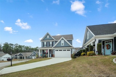 Beautiful newer home with brick wainscoting and easy to maintain on Anderson Creek Golf Club in North Carolina - for sale on GolfHomes.com, golf home, golf lot