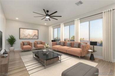 Live the Sun City Summerlin dream in this gorgeous single-story on Highland Falls Golf Club in Nevada - for sale on GolfHomes.com, golf home, golf lot
