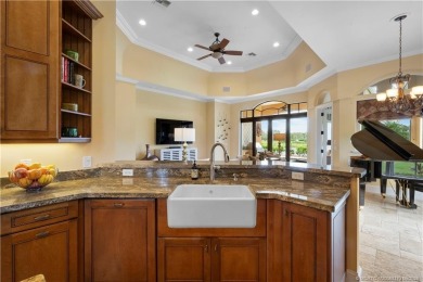 Gorgeous Mediterranean Style Home W/ an Expansive & Beautiful on The Tesoro Golf Course and Club in Florida - for sale on GolfHomes.com, golf home, golf lot