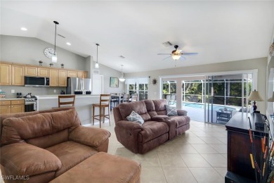 This lovely 3-bedroom + den home offers everything you need for on Burnt Store Golf Club in Florida - for sale on GolfHomes.com, golf home, golf lot