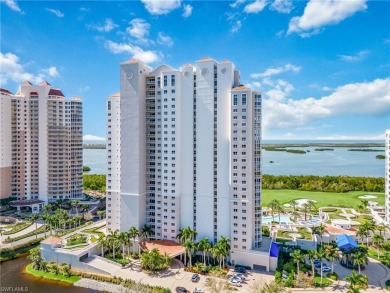 It's all about the view!  Enjoy dramatic high-floor views of the on Bonita Bay West in Florida - for sale on GolfHomes.com, golf home, golf lot