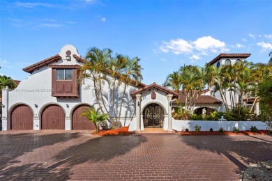 Luxury living in this Waterfront Mediterranean Estate in on The Diplomat Golf Resort and Spa in Florida - for sale on GolfHomes.com, golf home, golf lot