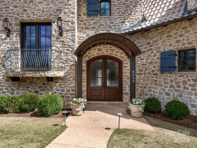 Welcome home to this exquisitely custom built solid stone on Quail Hollow Club in North Carolina - for sale on GolfHomes.com, golf home, golf lot