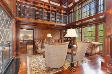 This Governors Club estate is replete with lavish amenities on Governors Club in North Carolina - for sale on GolfHomes.com, golf home, golf lot