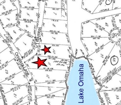 LAKE OMAHA!  Your opportunity to purchase TWO wooded LAKE LOTS on Cherokee Village South Course in Arkansas - for sale on GolfHomes.com, golf home, golf lot