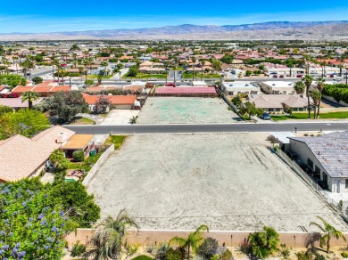 Large elevated lot  (12,197 square feet) inside the gates of on Bermuda Dunes Country Club in California - for sale on GolfHomes.com, golf home, golf lot