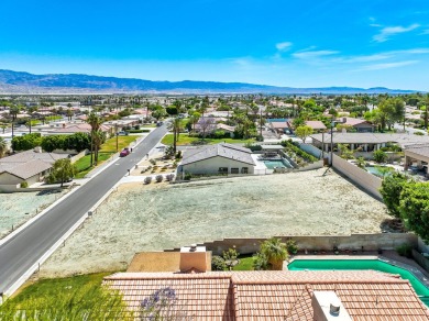 Large elevated lot  (12,197 square feet) inside the gates of on Bermuda Dunes Country Club in California - for sale on GolfHomes.com, golf home, golf lot