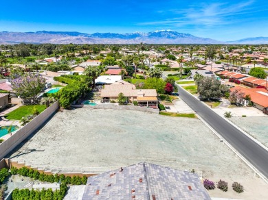 Large elevated lot  (12,197 square feet) inside the gates of on Bermuda Dunes Country Club in California - for sale on GolfHomes.com, golf home, golf lot