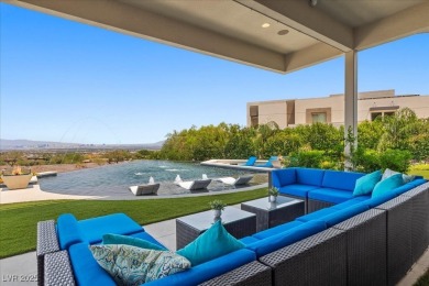Perched on an elevated golf course lot w/ unrivaled strip views on  in Nevada - for sale on GolfHomes.com, golf home, golf lot