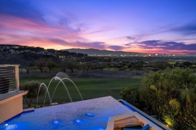 Perched on an elevated golf course lot w/ unrivaled strip views on  in Nevada - for sale on GolfHomes.com, golf home, golf lot