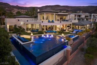Perched on an elevated golf course lot w/ unrivaled strip views on  in Nevada - for sale on GolfHomes.com, golf home, golf lot