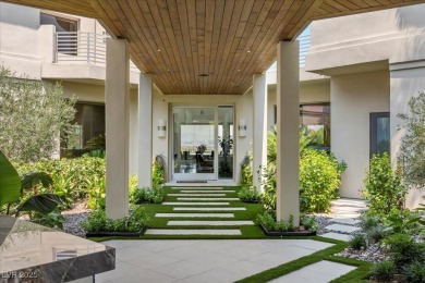 Perched on an elevated golf course lot w/ unrivaled strip views on  in Nevada - for sale on GolfHomes.com, golf home, golf lot