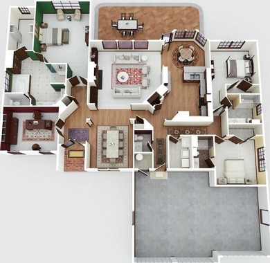 WATERFRONT PATRICIA ISLAND ESTATES & GOLF COURSE 3Bed/4Ba CUSTOM on Patricia Island Golf Club in Oklahoma - for sale on GolfHomes.com, golf home, golf lot