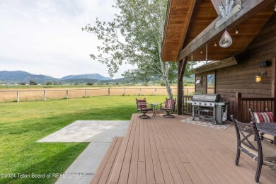 The setting of this Victor estate is magical!   At the end of a on Teton Springs Resort and Club in Idaho - for sale on GolfHomes.com, golf home, golf lot
