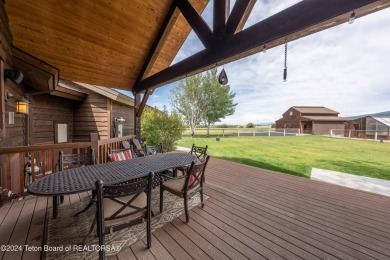 The setting of this Victor estate is magical!   At the end of a on Teton Springs Resort and Club in Idaho - for sale on GolfHomes.com, golf home, golf lot
