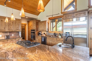 The setting of this Victor estate is magical!   At the end of a on Teton Springs Resort and Club in Idaho - for sale on GolfHomes.com, golf home, golf lot