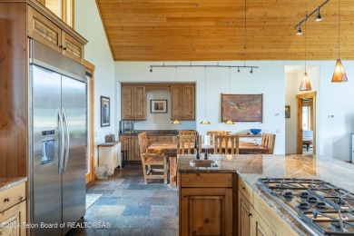 The setting of this Victor estate is magical!   At the end of a on Teton Springs Resort and Club in Idaho - for sale on GolfHomes.com, golf home, golf lot