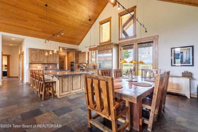 The setting of this Victor estate is magical!   At the end of a on Teton Springs Resort and Club in Idaho - for sale on GolfHomes.com, golf home, golf lot