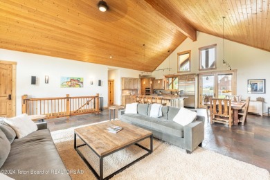 The setting of this Victor estate is magical!   At the end of a on Teton Springs Resort and Club in Idaho - for sale on GolfHomes.com, golf home, golf lot