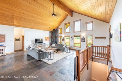 The setting of this Victor estate is magical!   At the end of a on Teton Springs Resort and Club in Idaho - for sale on GolfHomes.com, golf home, golf lot