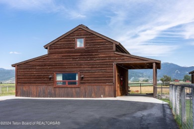 The setting of this Victor estate is magical!   At the end of a on Teton Springs Resort and Club in Idaho - for sale on GolfHomes.com, golf home, golf lot