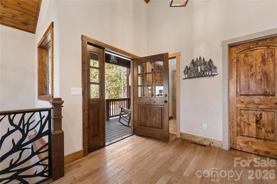 Built in 2025 this one of kind 5.7-acre property is only minutes on Waynesville Country Club Inn in North Carolina - for sale on GolfHomes.com, golf home, golf lot