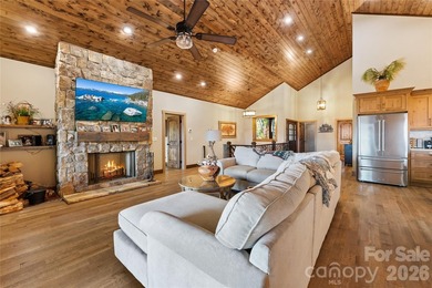 Built in 2025 this one of kind 5.7-acre property is only minutes on Waynesville Country Club Inn in North Carolina - for sale on GolfHomes.com, golf home, golf lot