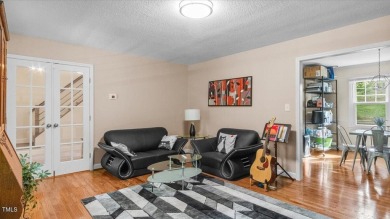 GORGEOUS + TRENDY COUNTRY CLUB HOME WITH GOLF COURSE VIEWS on Henderson Country Club in North Carolina - for sale on GolfHomes.com, golf home, golf lot