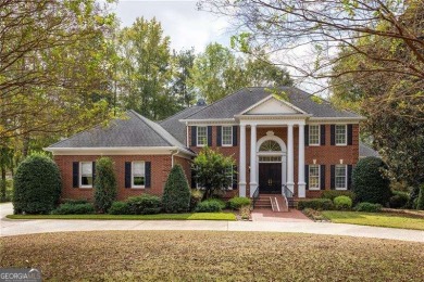Tucked away in The Highlands at White Oak, this stately home on Canongate On White Oak Golf Course in Georgia - for sale on GolfHomes.com, golf home, golf lot