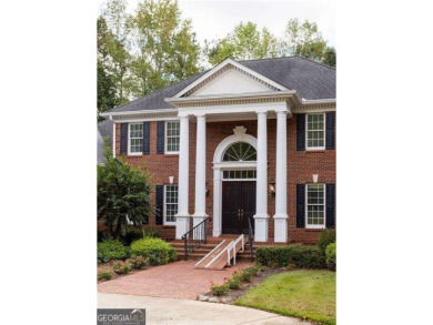 Tucked away in The Highlands at White Oak, this stately home on Canongate On White Oak Golf Course in Georgia - for sale on GolfHomes.com, golf home, golf lot