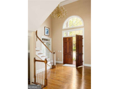 Tucked away in The Highlands at White Oak, this stately home on Canongate On White Oak Golf Course in Georgia - for sale on GolfHomes.com, golf home, golf lot