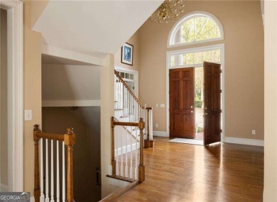 Tucked away in The Highlands at White Oak, this stately home on Canongate On White Oak Golf Course in Georgia - for sale on GolfHomes.com, golf home, golf lot