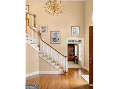 Tucked away in The Highlands at White Oak, this stately home on Canongate On White Oak Golf Course in Georgia - for sale on GolfHomes.com, golf home, golf lot