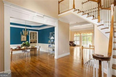 Tucked away in The Highlands at White Oak, this stately home on Canongate On White Oak Golf Course in Georgia - for sale on GolfHomes.com, golf home, golf lot