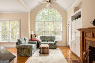 Tucked away in The Highlands at White Oak, this stately home on Canongate On White Oak Golf Course in Georgia - for sale on GolfHomes.com, golf home, golf lot
