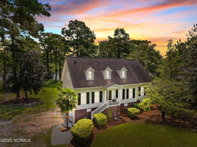 Discover the charm of waterfront living with this spacious 4- on River Bend Golf and Country Club in North Carolina - for sale on GolfHomes.com, golf home, golf lot