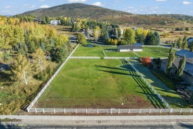 Set on a rare, flat 0.42-acre parcel in the heart of Park City on Park City Golf Course in Utah - for sale on GolfHomes.com, golf home, golf lot