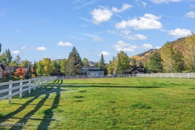 Set on a rare, flat 0.42-acre parcel in the heart of Park City on Park City Golf Course in Utah - for sale on GolfHomes.com, golf home, golf lot
